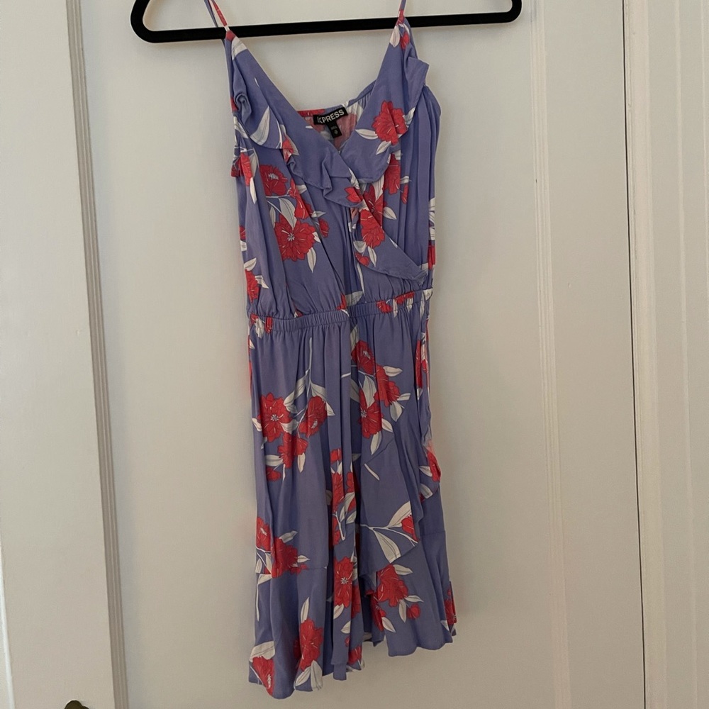 Express Floral Purple Romper